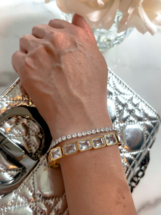 Cecilia Sparkling Rhinestones Bracelet.