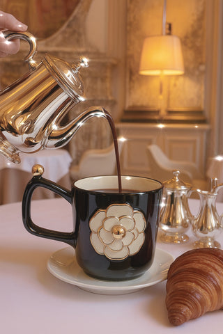 Château Camellia Ceramic Tea/Coffee Cup Set of 2