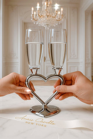 Heart of Eternity Champagne Flute Set of 2