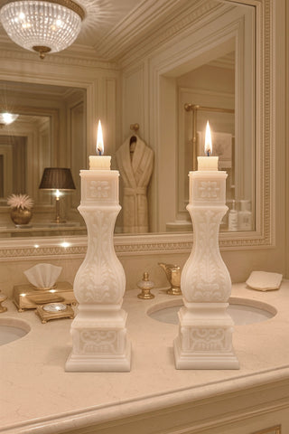 Stair Balusters Candle Set of 2