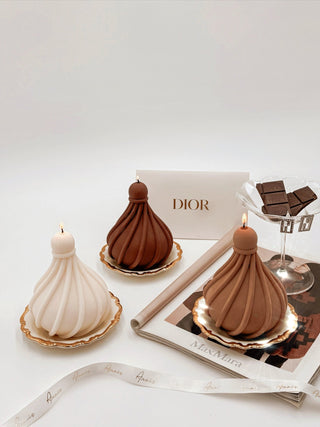 Swiss Chocolate Set of 3 XXL - in White, Dark, & Milk with Anaïs luxurious ribbon.