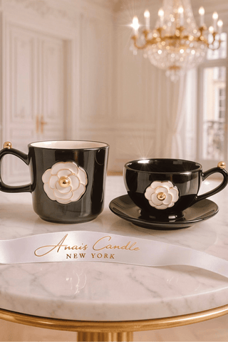 Château Camellia Ceramic Tea/Coffee Cup Set of 2