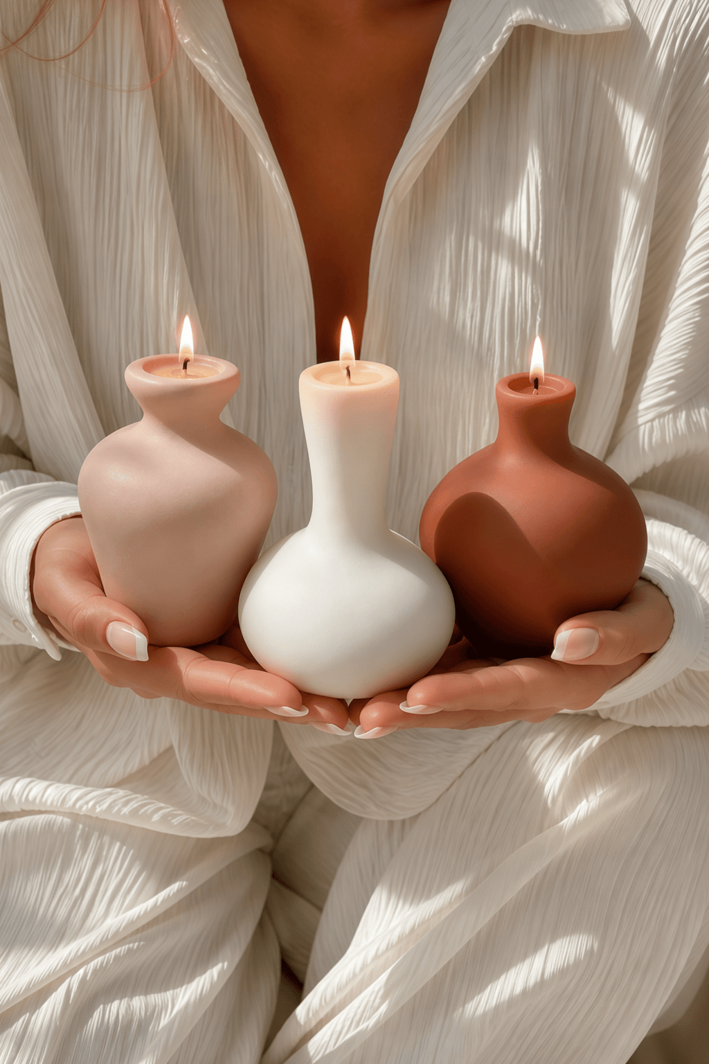 Casa Organic Modern Vessel Candle Set of 3 – Anaïs Candle