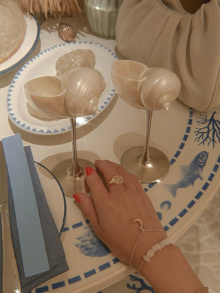 Seashell Enchanté Cup™️ Set of 2 in Silver