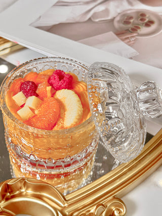 Fruitcake in Candy Jar Candle