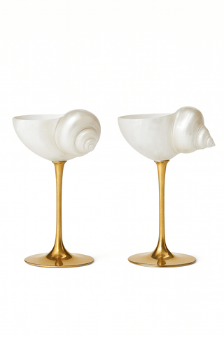 Seashell Enchanté Cup™️ Set of 2 in Gold