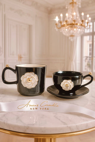 Château Camellia Ceramic Tea/Coffee Cup Set of 2