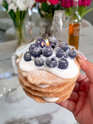 Creamy Blueberry Pancake.