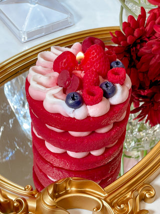 Creamy Strawberry Tart Candle -XXL.