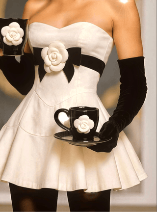 Camellia Romance Ceramic Tea/Coffee Cup Set of 2