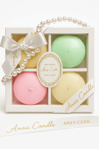 French Macaron Candle Set of Four - Citrus