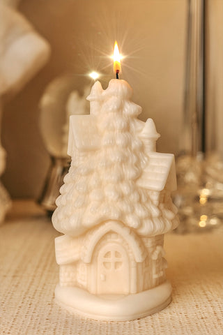The Holiday Hearth Set of 3 - Present, Gingerbread Man, Holiday Home Candles