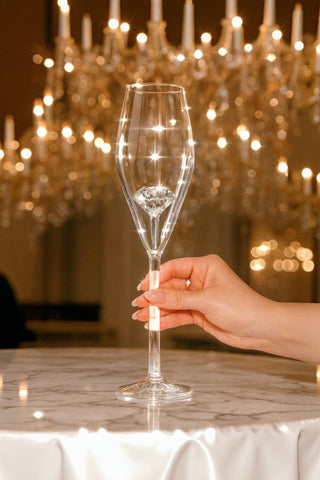 ‘100-Carat’ Diamond Champagne Flute Set of 2™️