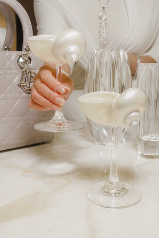 Seashell Enchanté Cup™️ Set of 2 in Glass