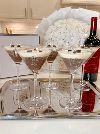 The Lux Espresso Martini Candle is a cool, classy home decor piece for any amazing apartment or penthouse.