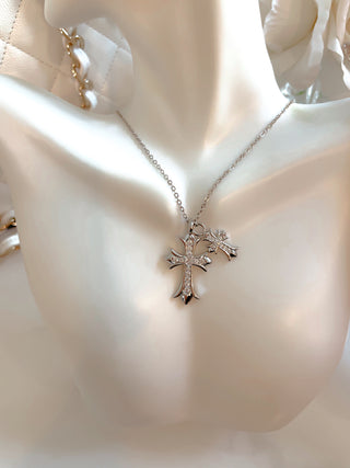 Lana Cross Rhinestones Necklace
