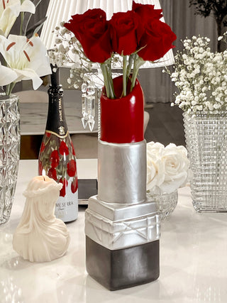 Luxurious Lipstick Resin Vase - XXL