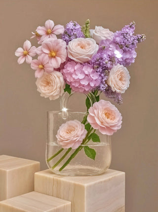 Olivia Glass Handbag Vase