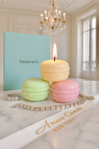 French Macaron Candle Set of Four - Citrus