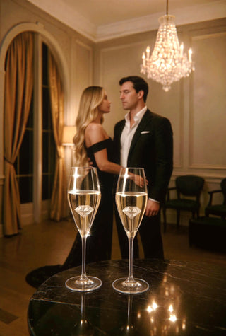 ‘100-Carat’ Diamond Champagne Flute Set of 2™️