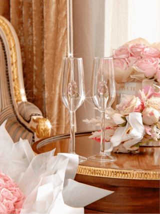 La Vie En Rose Champagne Glass Set of 2™️