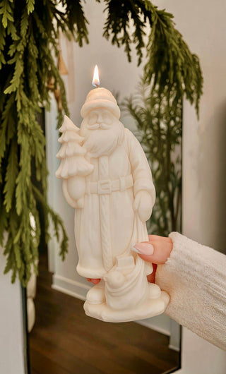 Vela mágica navideña de Papá Noel - XXL