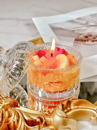 Fruitcake in Candy Jar Candle