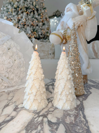 Holiday Pine Tree Candle Set of 2 featuring two newly designed Pine Tree Candles by Anaïs Candle.