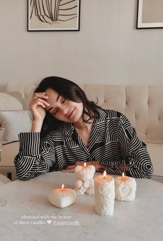 Flower Column Candle