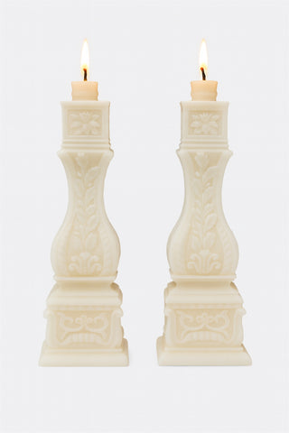 Stair Balusters Candle Set of 2