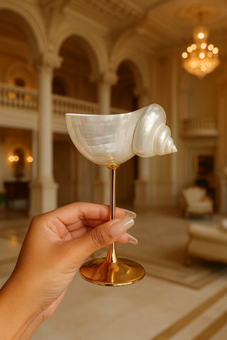 Seashell Enchanté Cup™️ Set of 2 in Gold