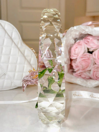 A side view of the Enchanting Crystal Flower Blossom - XL.