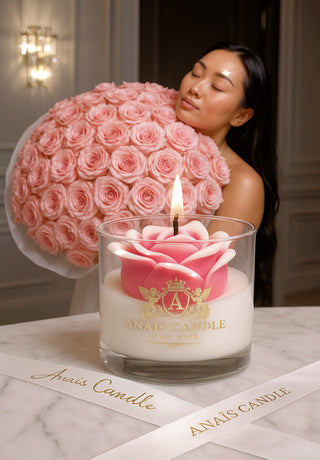 Enchanted Rose Candle
