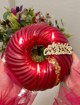 Anaïs Halo Luxe Candle™️ - Holiday Edition with Real 24K Gold Flakes.