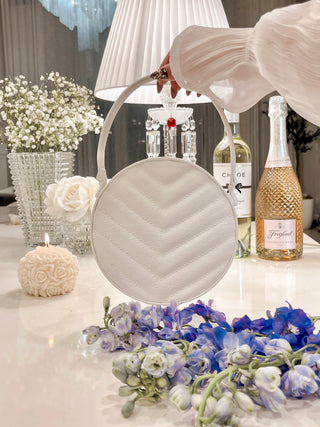 Sofia Round Handbag Resin Vase