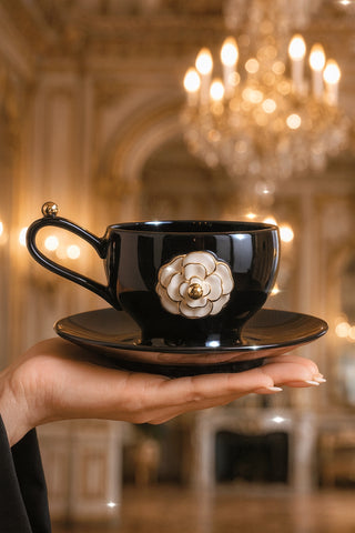 Château Camellia Ceramic Tea/Coffee Cup Set of 2