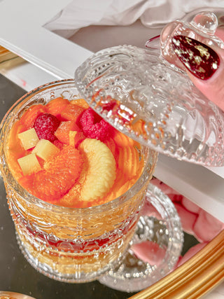 Fruitcake in Candy Jar Candle