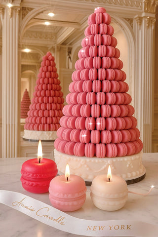 The French Macaron Set of Four - My Valentine