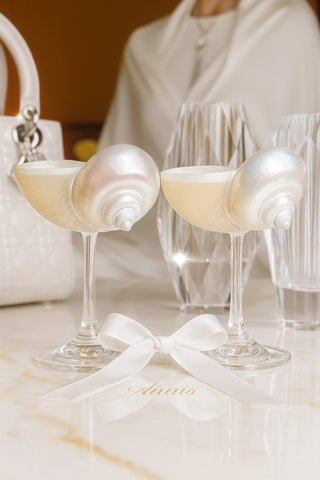 Seashell Enchanté Cup™️ Set of 2 in Glass