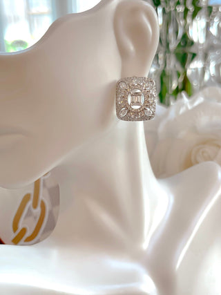Natasha Rhinestone Earrings.