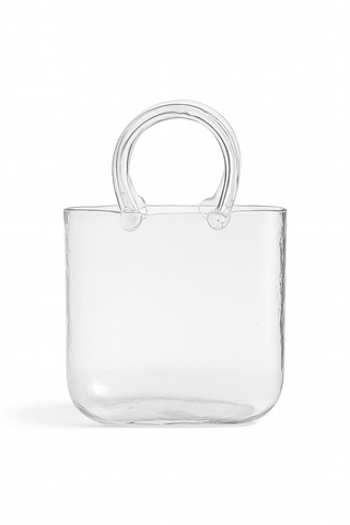 Olivia Glass Handbag Vase