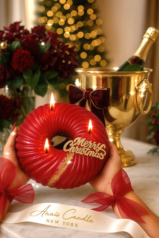 Anaïs Halo Luxe Candle™️ - Holiday Edition with Real 24K Gold Flakes
