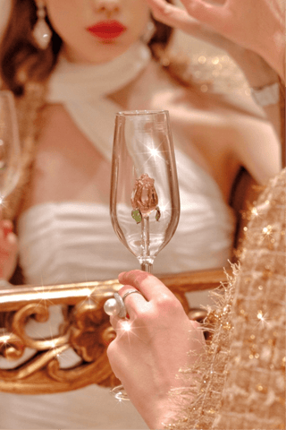 La Vie En Rose Champagne Glass Set of 2™️