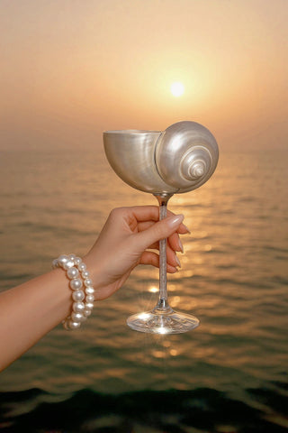 Seashell Enchanté Cup™️ Set of 2 in Crystal