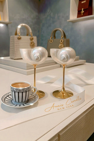 Seashell Enchanté Cup™️ Set of 2 in Gold