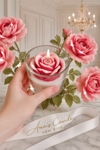 Enchanted Rose Candle