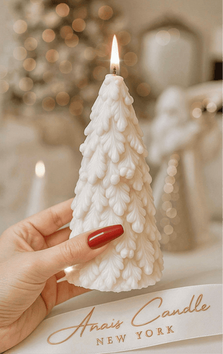 Holiday Pine Tree Candle Set of 2