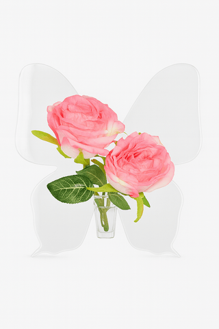 Château Butterfly Acrylic Vase