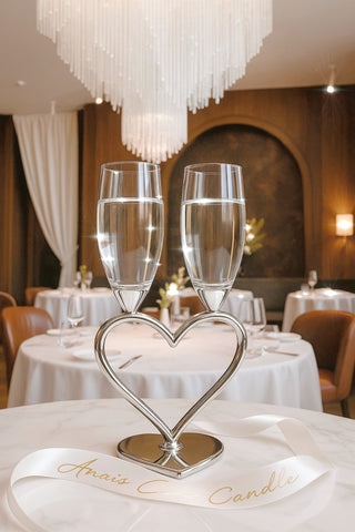 Heart of Eternity Champagne Flute Set of 2