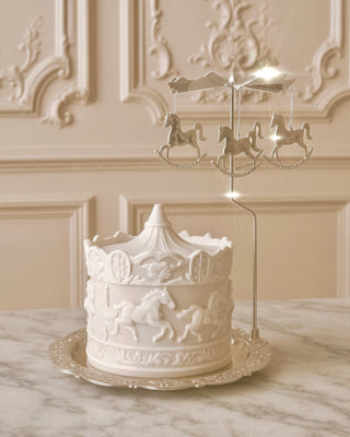 Starry Sky Carousel Candle Set of 3